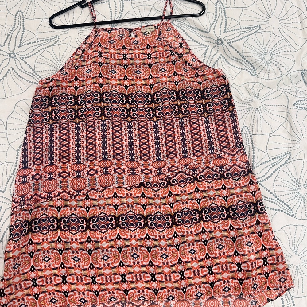 LDaniel Cremieux Orange Top - Picture 3 of 7